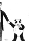 Illustration for article titled Abe Lincoln Enjoys Some Ice Cream With A Panda